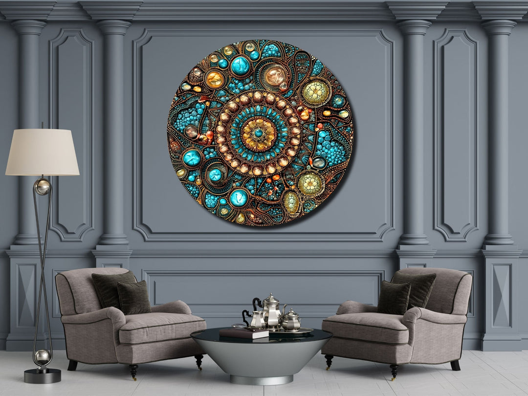 Abstract Colorful Wall Art Decor-Home&Office Glass Printing Wall Painting