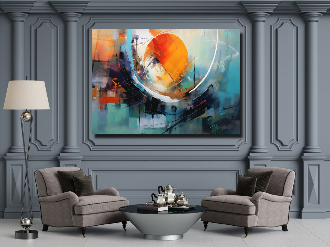 Abstract Minimalist Design Wall Art Decor-Home&Office Glass Printing Wall Painting