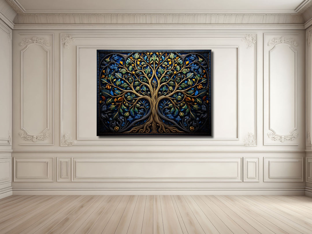 Stained Glass Wall Art Tree of Life Window-Wall Painting Decor