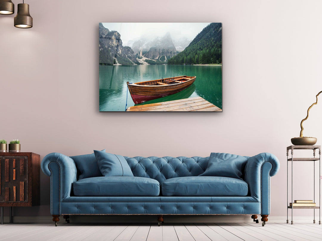 Lake Glass Printing Wall Art-Home Office Wall Painting Decoration