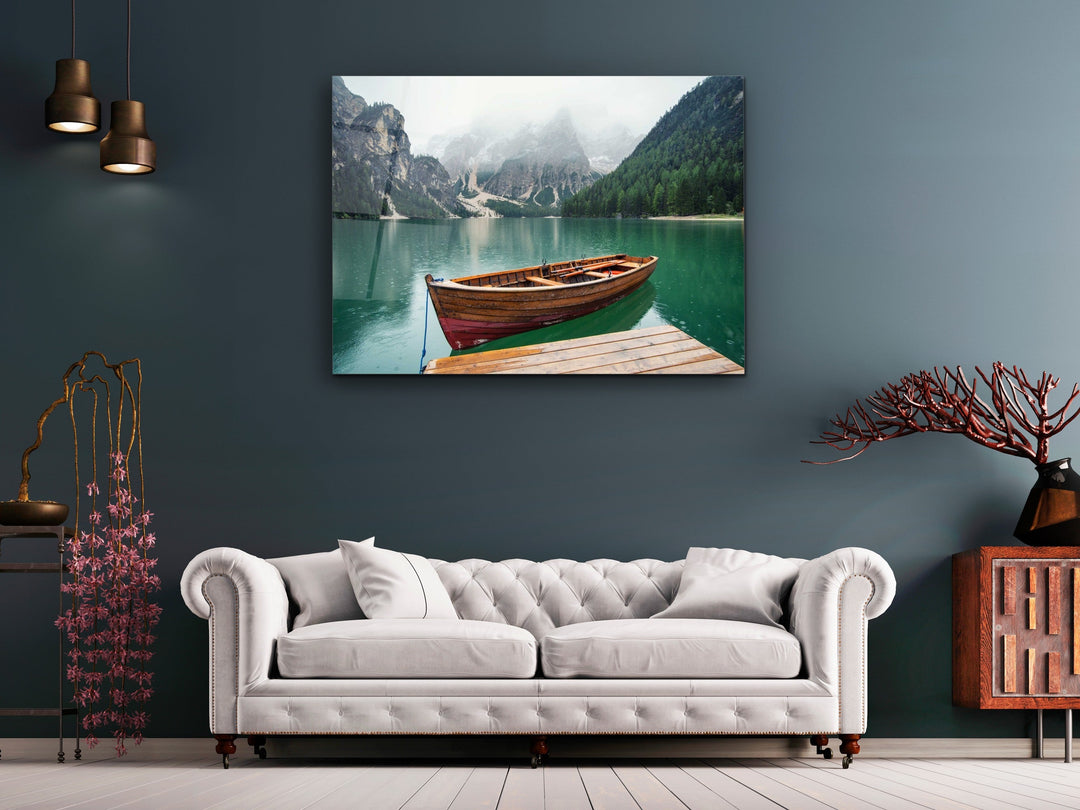 Lake Glass Printing Wall Art-Home Office Wall Painting Decoration