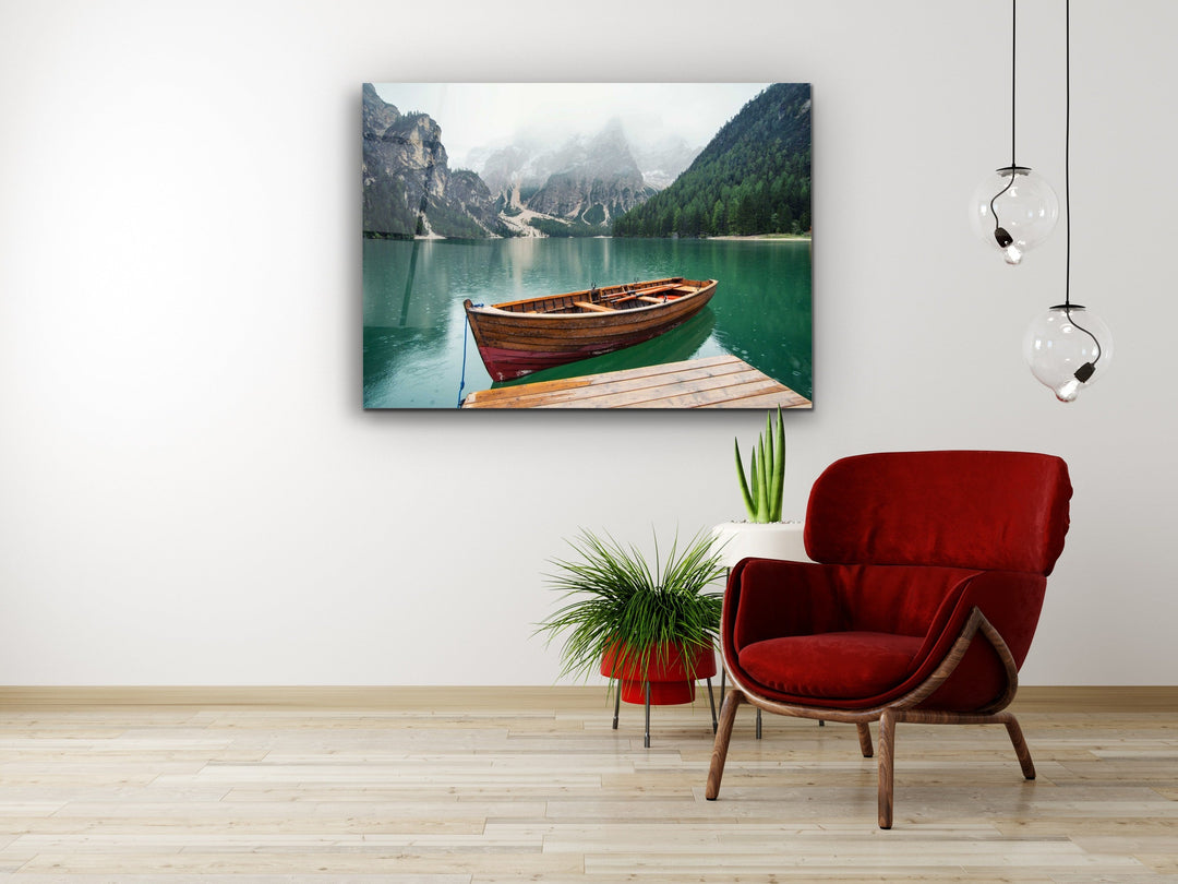 Lake Glass Printing Wall Art-Home Office Wall Painting Decoration