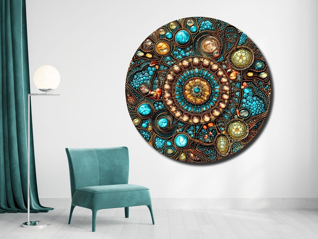 Abstract Colorful Wall Art Decor-Home&Office Glass Printing Wall Painting