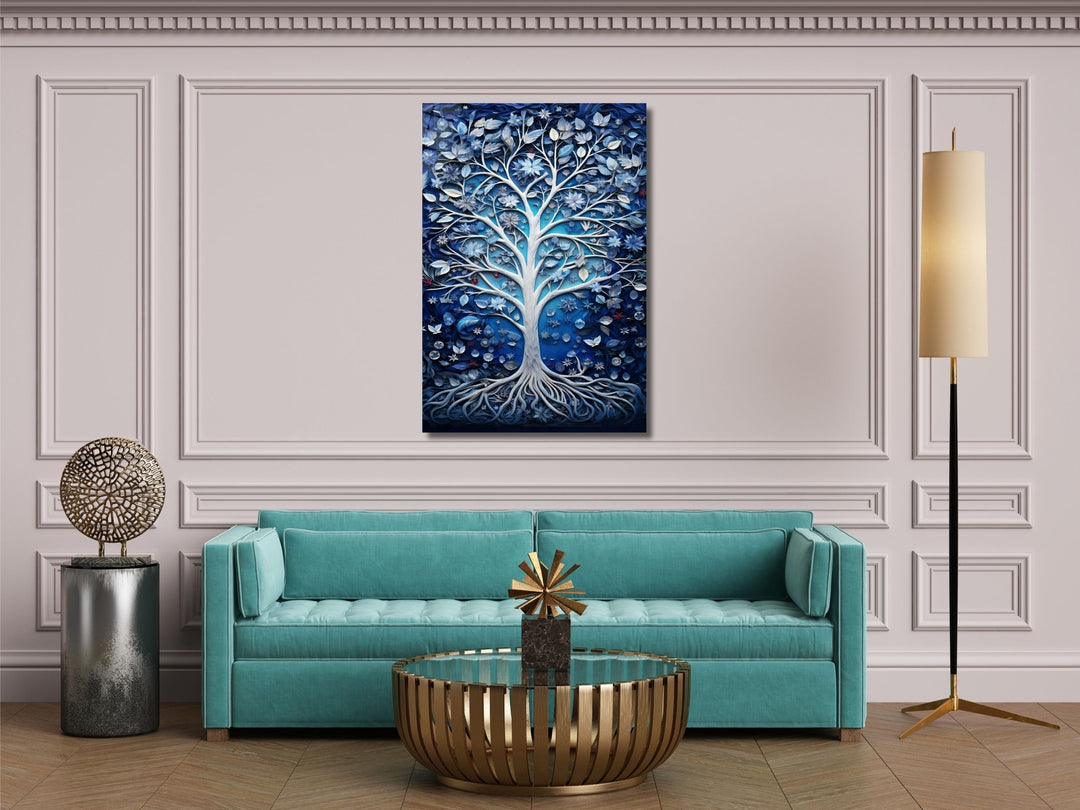 Stained Glass Wall Art Tree of Life Window-Wall Painting Decor