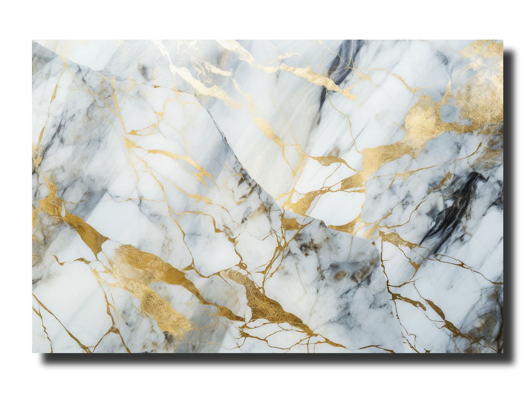 Abstract Marble Pattern Glass Printing Wall Art - Home&Office Wall Decor