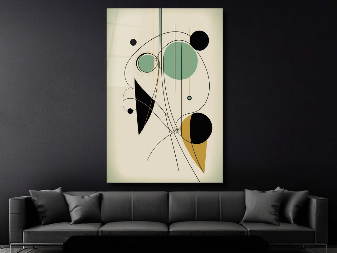 Abstract Minimalist Design Wall Art Decor-Home&Office Glass Printing Wall Painting