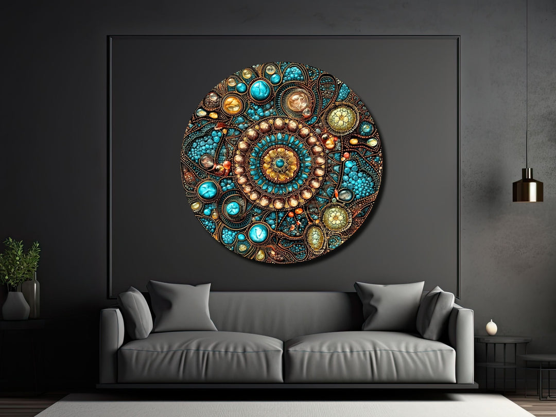 Abstract Colorful Wall Art Decor-Home&Office Glass Printing Wall Painting