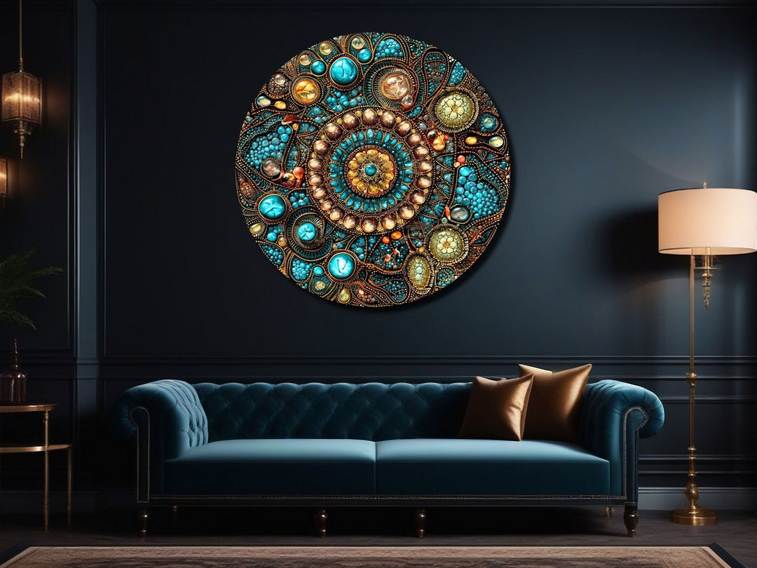 Abstract Colorful Wall Art Decor-Home&Office Glass Printing Wall Painting