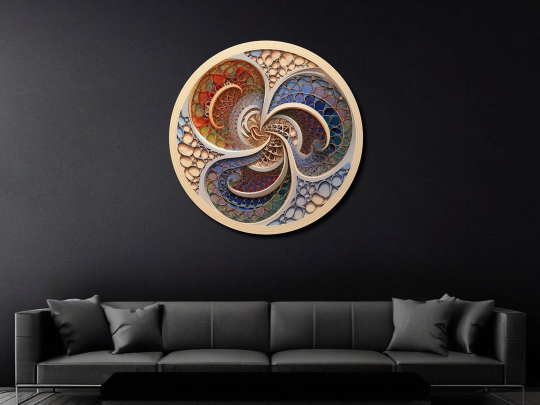 Abstract Colorful Wall Art Decor-Home&Office Glass Printing Wall Painting