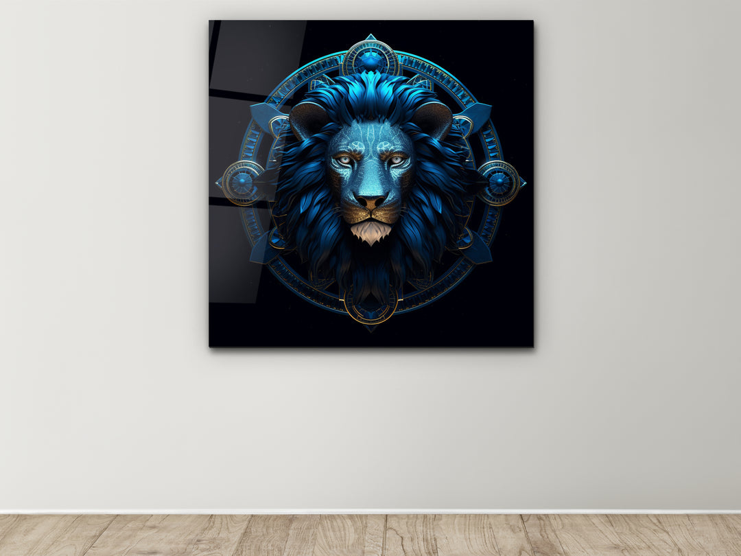 Leo Glass Printing Wall Art - Home&Office Wall Decor