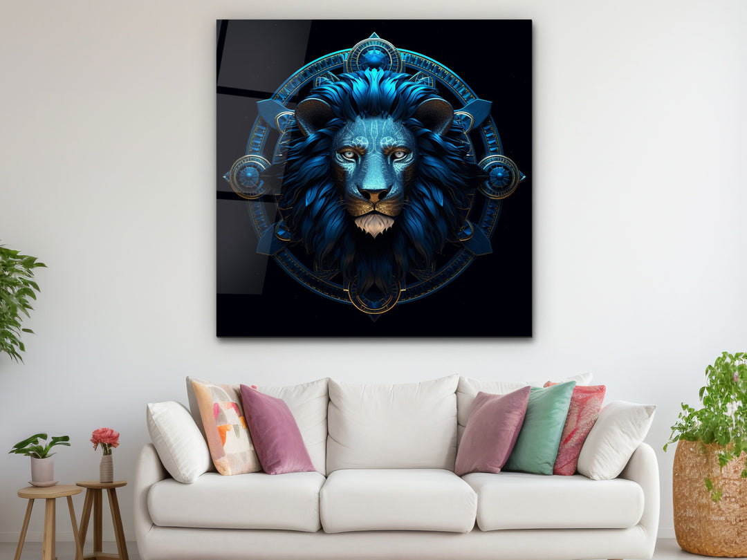 Leo Glass Printing Wall Art - Home&Office Wall Decor