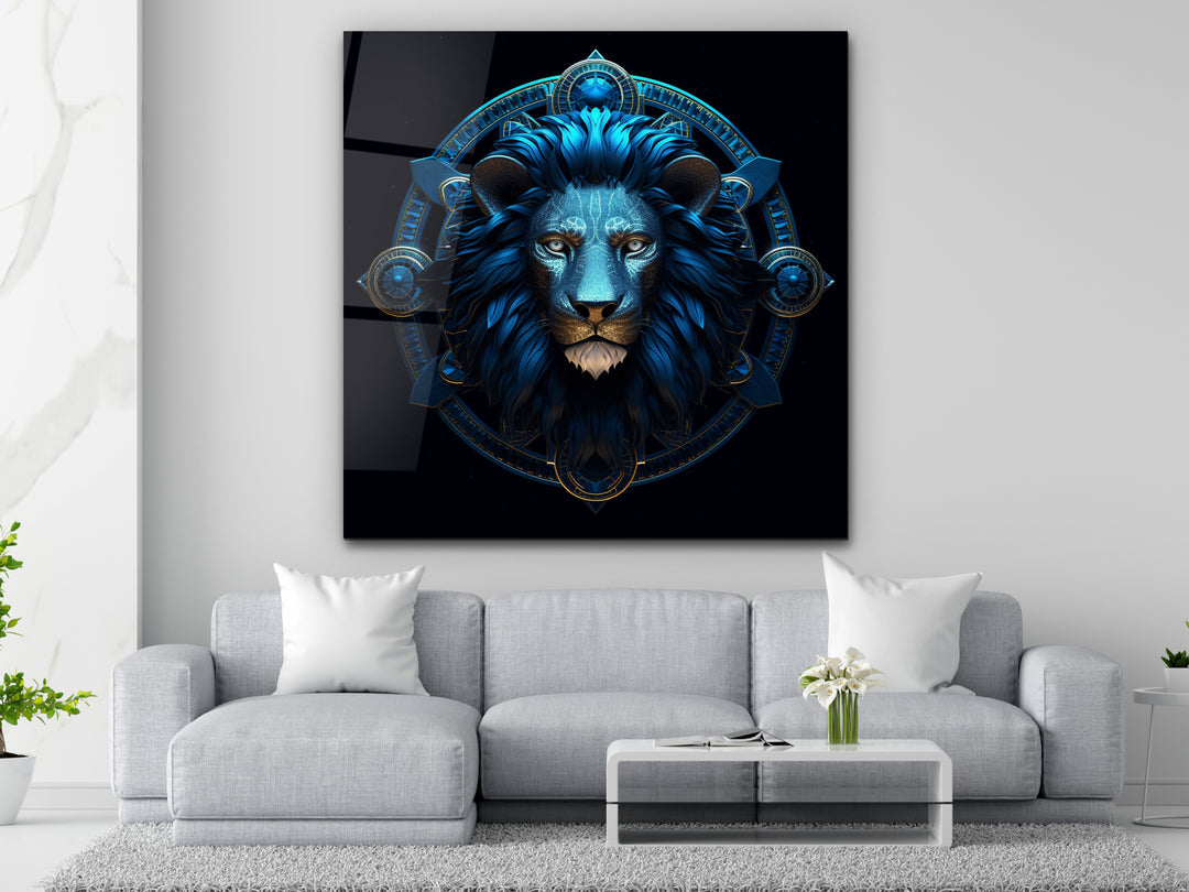 Leo Glass Printing Wall Art - Home&Office Wall Decor