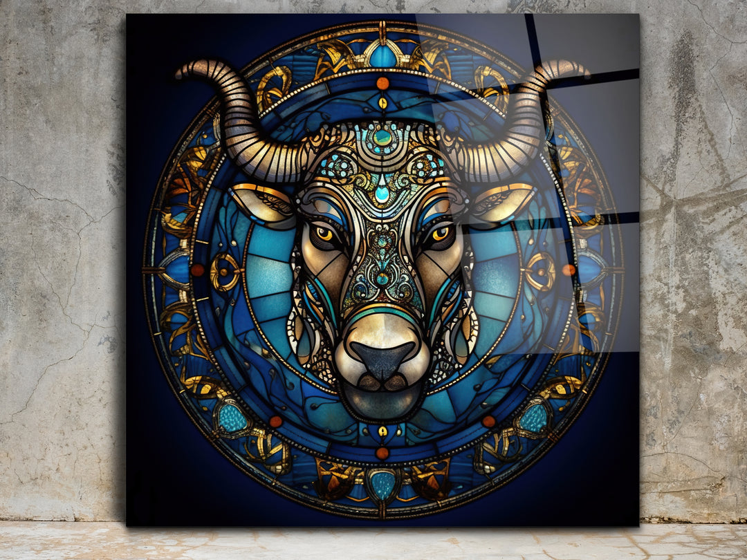 Taurus Glass Printing Wall Art - Home&Office Wall Decor