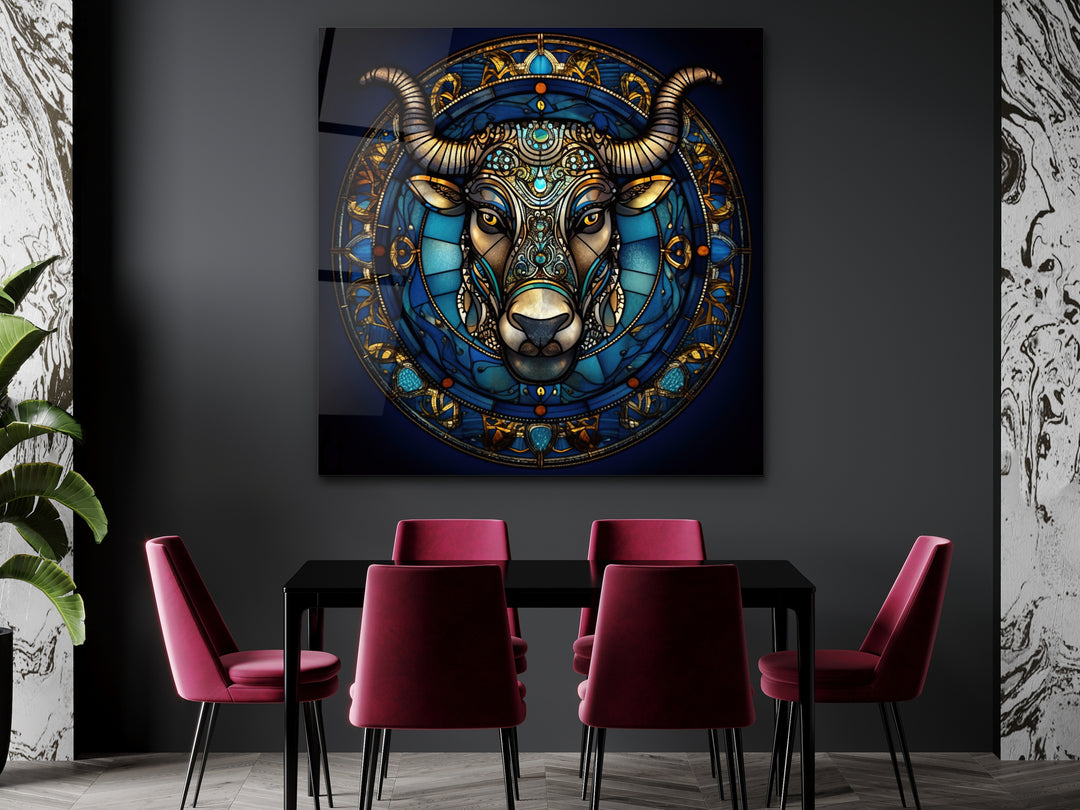 Taurus Glass Printing Wall Art - Home&Office Wall Decor