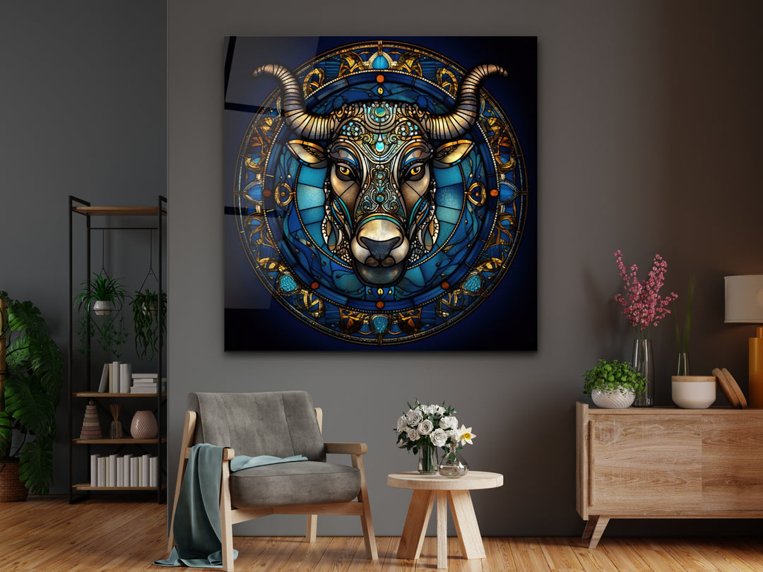 Taurus Glass Printing Wall Art - Home&Office Wall Decor