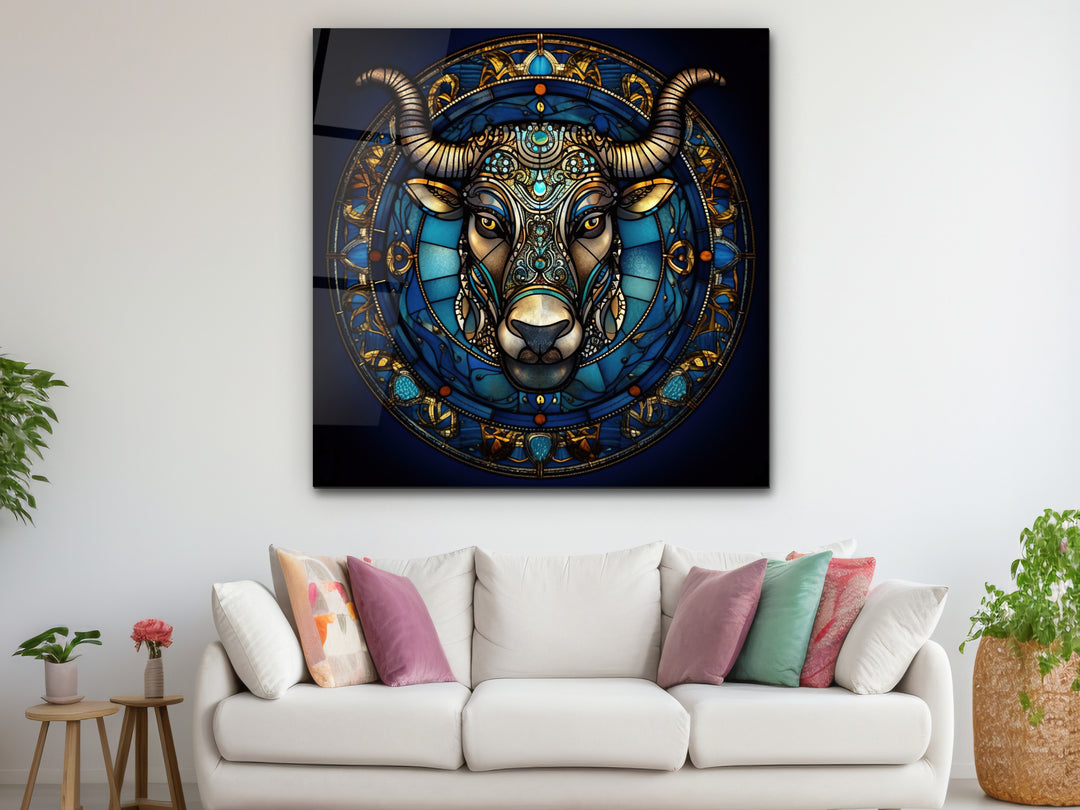 Taurus Glass Printing Wall Art - Home&Office Wall Decor