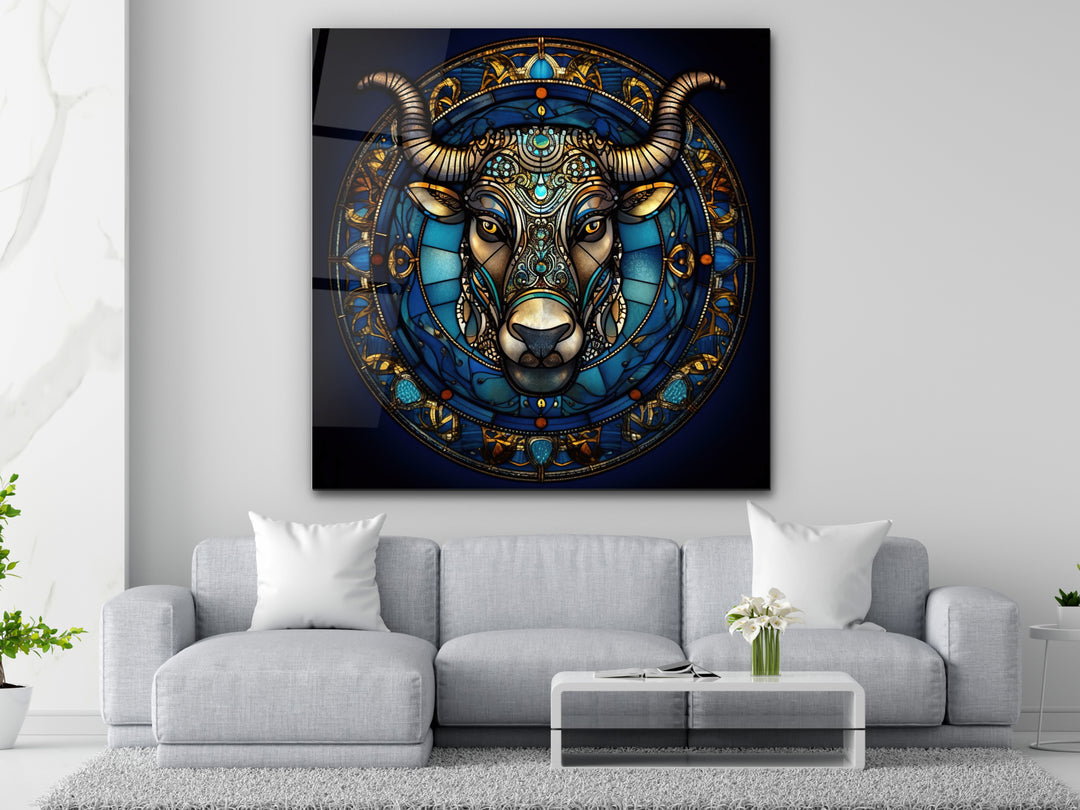 Taurus Glass Printing Wall Art - Home&Office Wall Decor