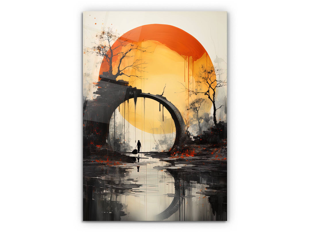 Abstract Minimalist Design Wall Art Decor-Home&Office Glass Printing Wall Painting