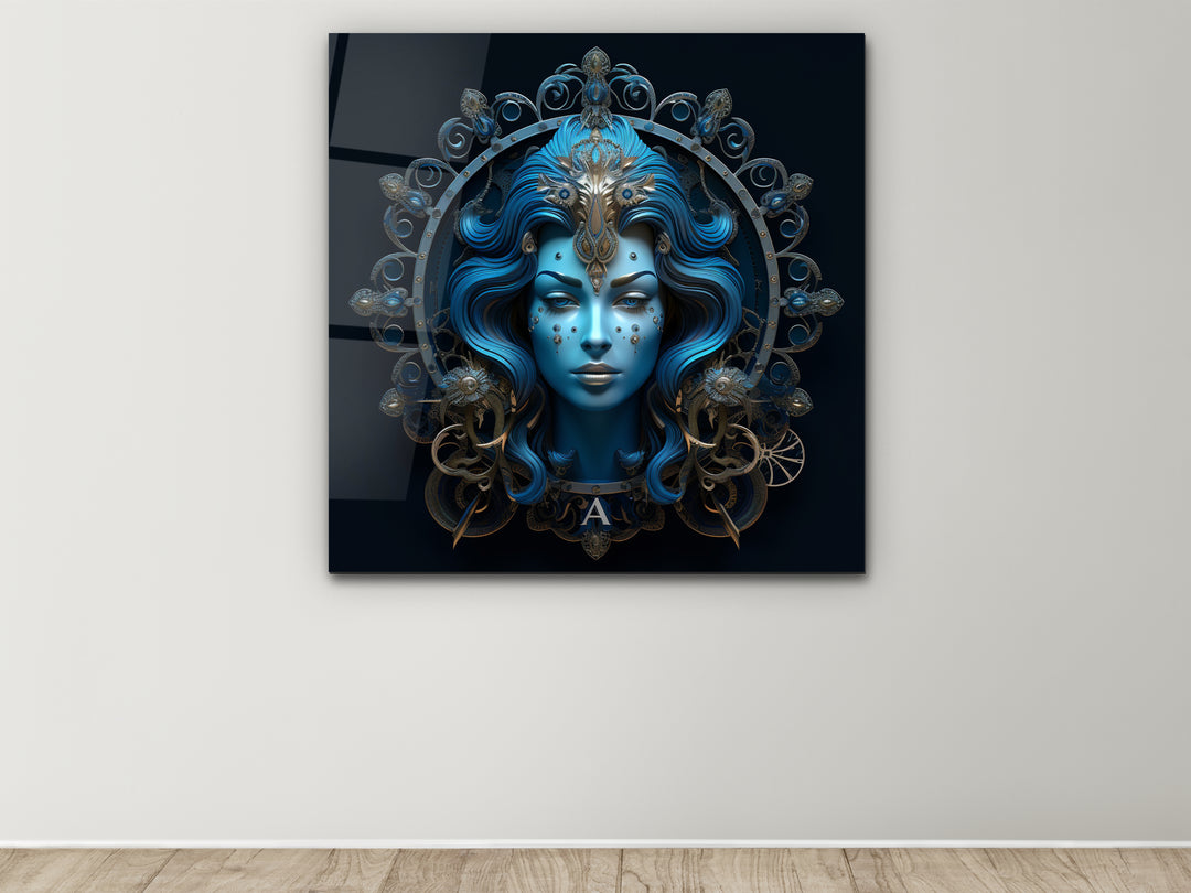 Aquarius Glass Printing Wall Art - Home&Office Wall Decor