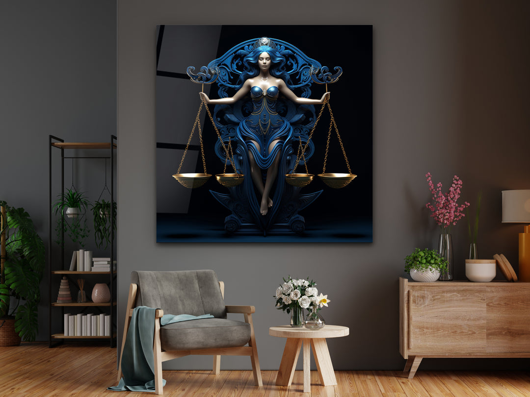 Libra Glass Printing Wall Art - Home&Office Wall Decor