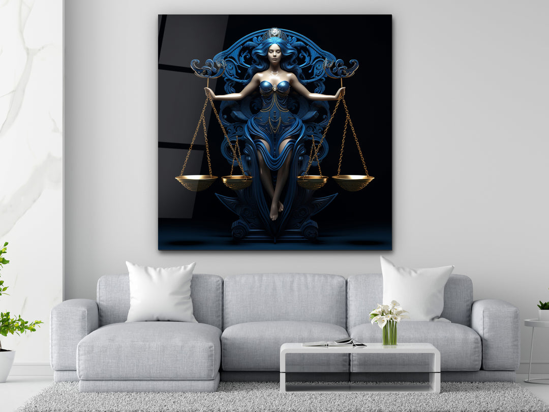 Libra Glass Printing Wall Art - Home&Office Wall Decor