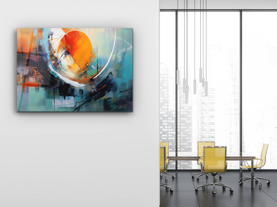 Abstract Minimalist Design Wall Art Decor-Home&Office Glass Printing Wall Painting