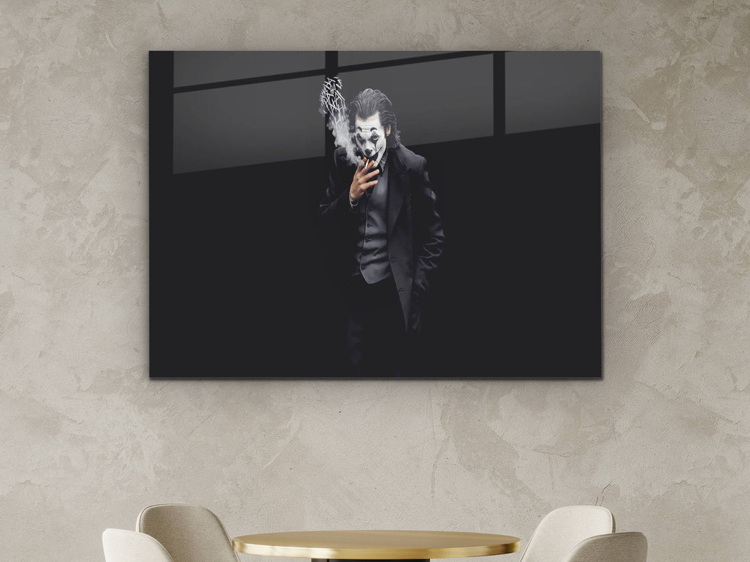 Joker Glass Printing Wall Art - Modern Glass Wall Decor