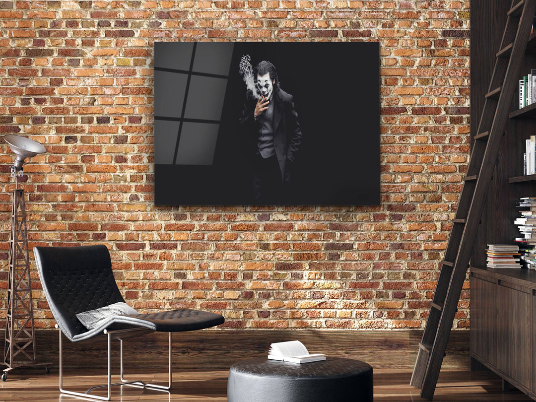 Joker Glass Printing Wall Art - Modern Glass Wall Decor