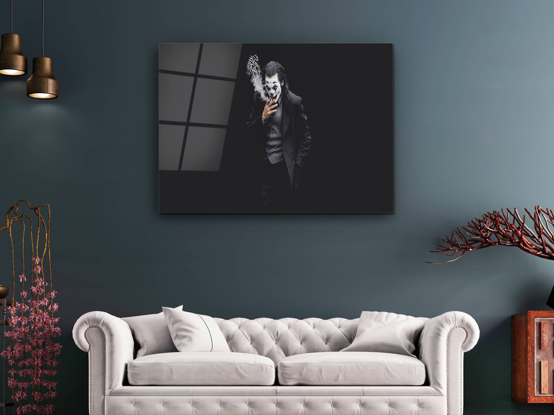 Joker Glass Printing Wall Art - Modern Glass Wall Decor