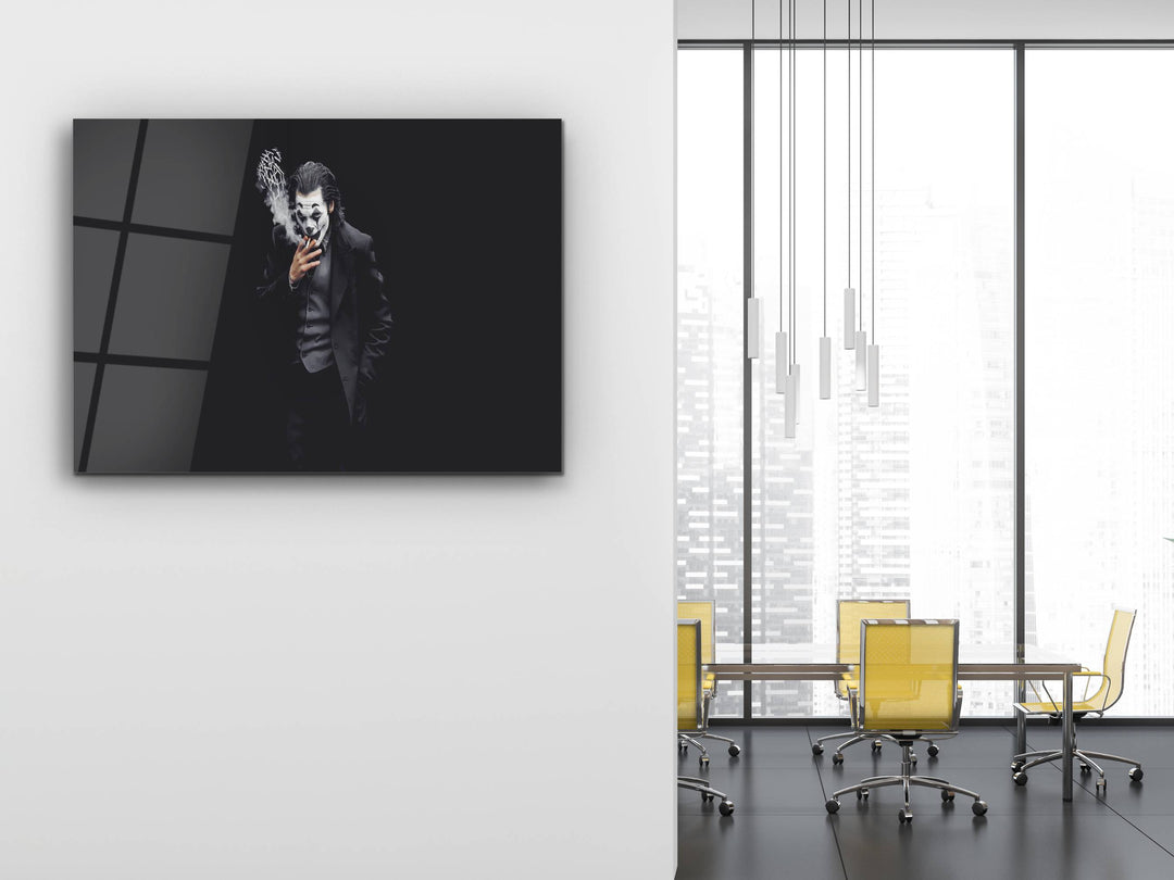 Joker Glass Printing Wall Art - Modern Glass Wall Decor