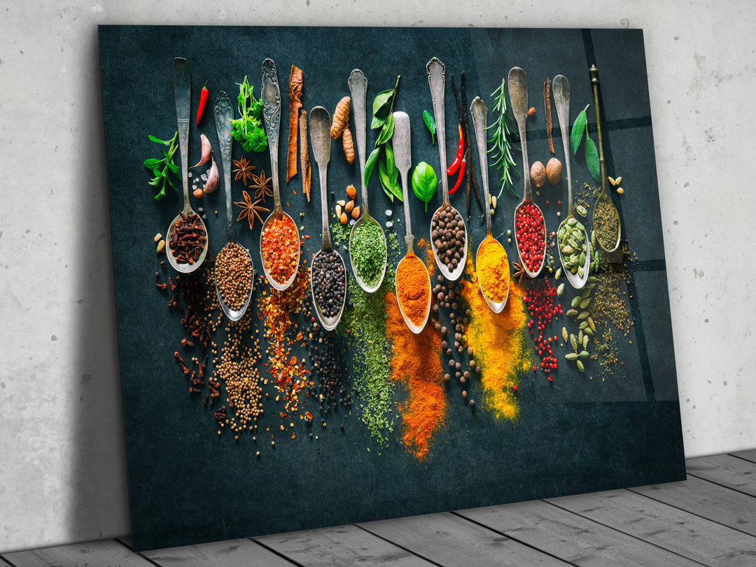 Kitchen Wall Decor-Glass Printing Wall Art