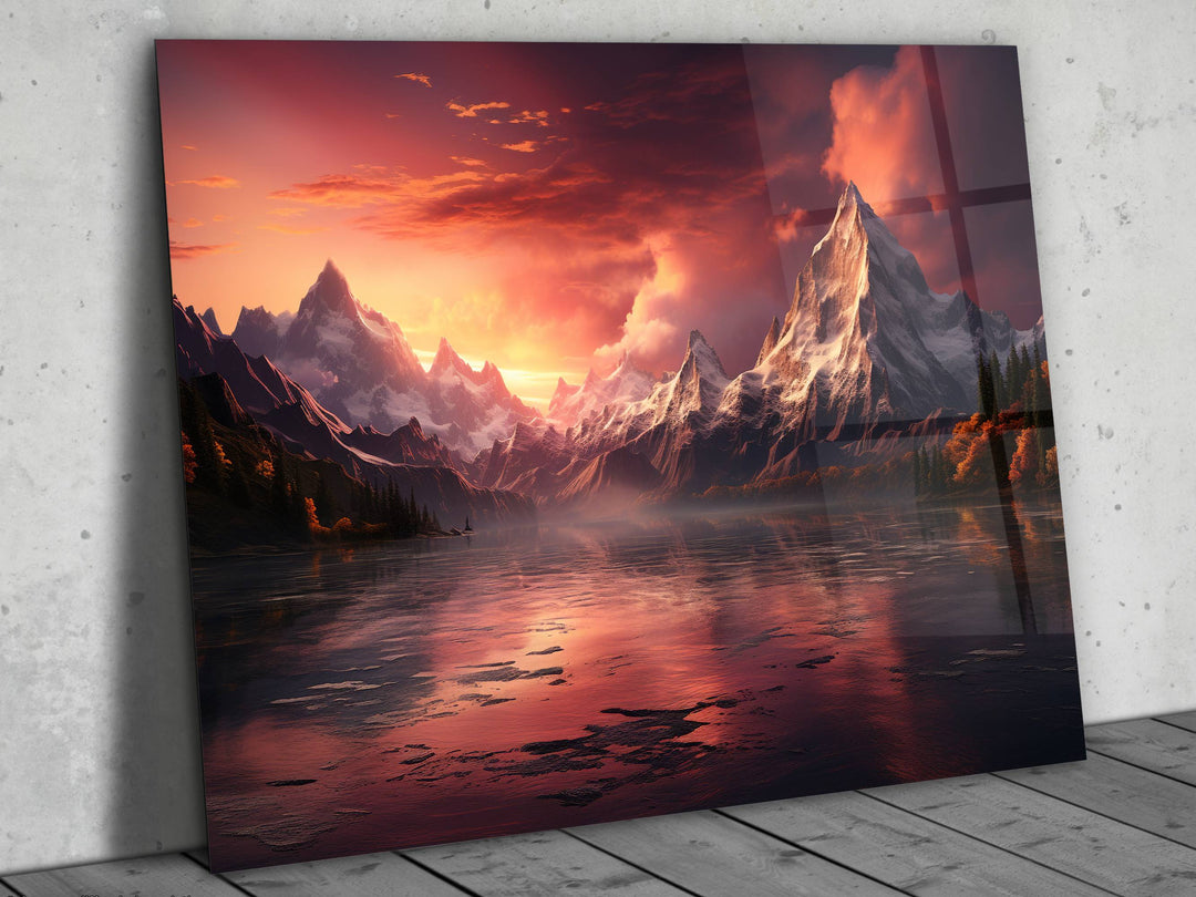 Landscape Glass Printing Wall Art - Glass Wall Decor