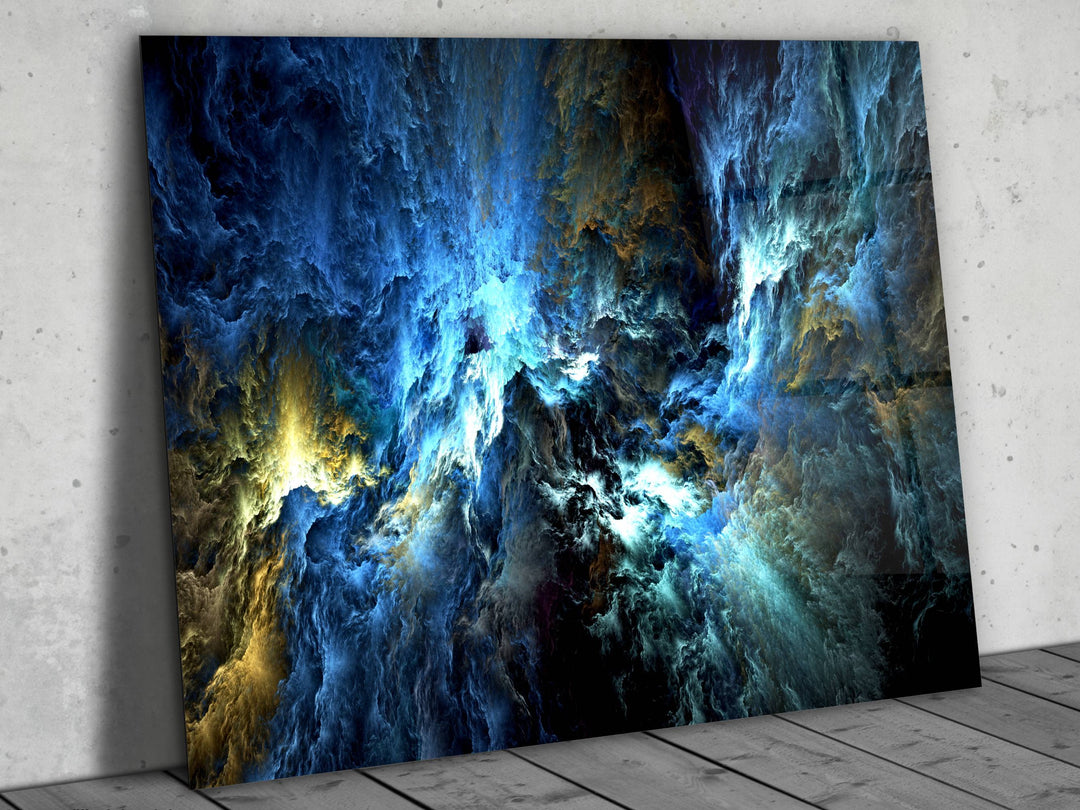 Abstract The Myth of Sky  Glass Printing Wall Art - Modern Wall Decor