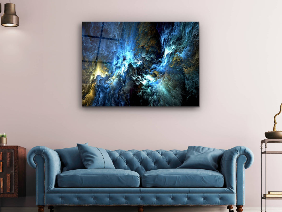 Abstract The Myth of Sky  Glass Printing Wall Art - Modern Wall Decor