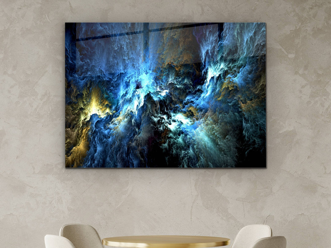 Abstract The Myth of Sky  Glass Printing Wall Art - Modern Wall Decor