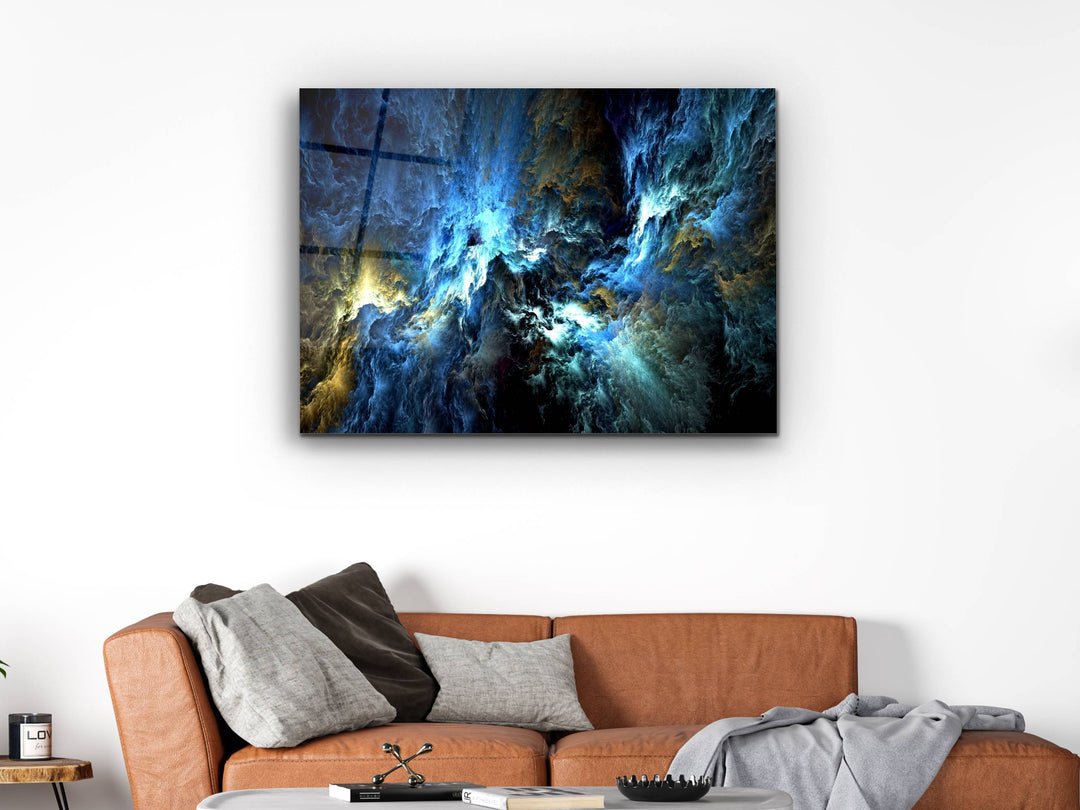 Abstract The Myth of Sky  Glass Printing Wall Art - Modern Wall Decor