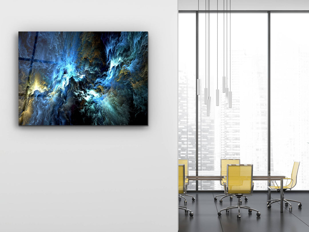 Abstract The Myth of Sky  Glass Printing Wall Art - Modern Wall Decor