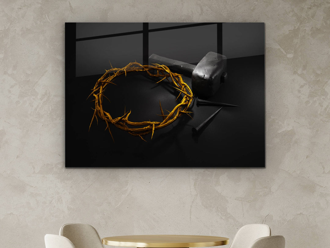 Jesus Christ Glass Printing Wall Art - Religious Glass Wall Decor