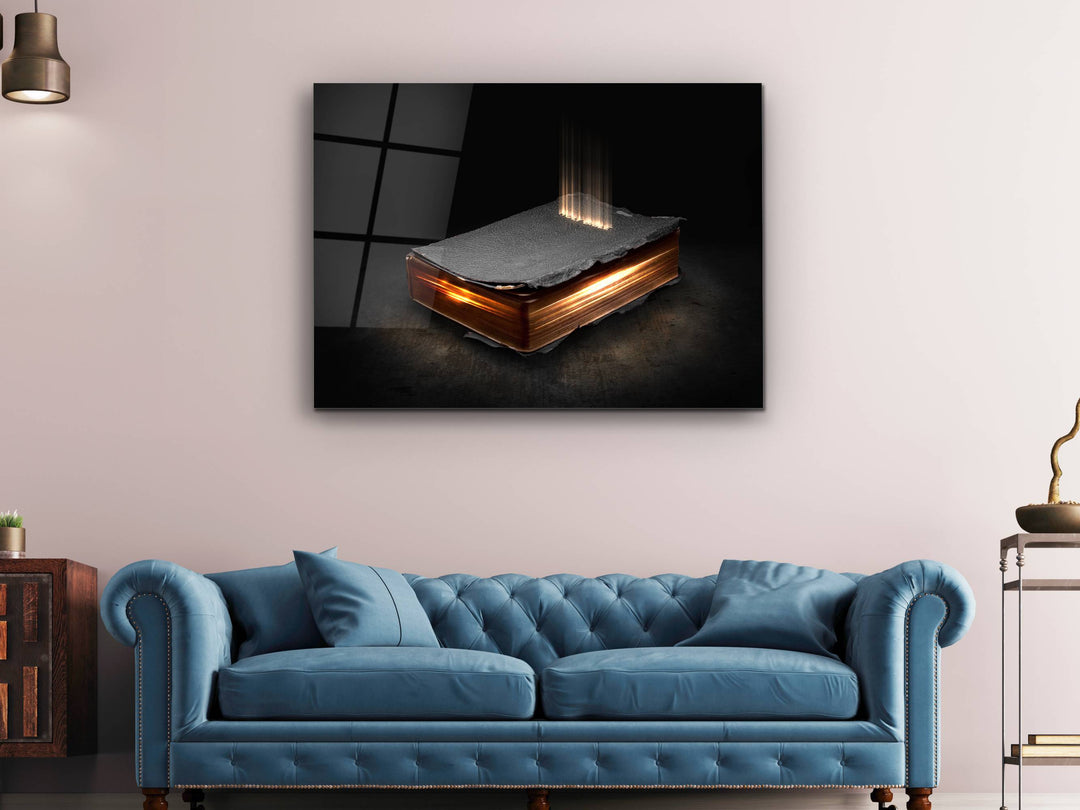 Bible Glass Printing Wall Art - Religious Glass Wall Decor