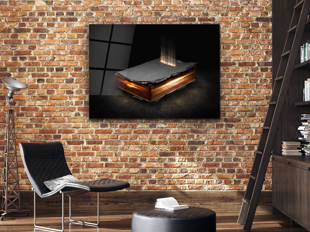 Bible Glass Printing Wall Art - Religious Glass Wall Decor