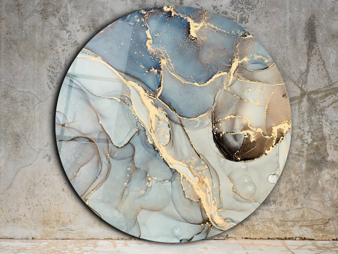 Abstract Marble Design Wall Art Decor-Home&Office Glass Printing Wall Painting