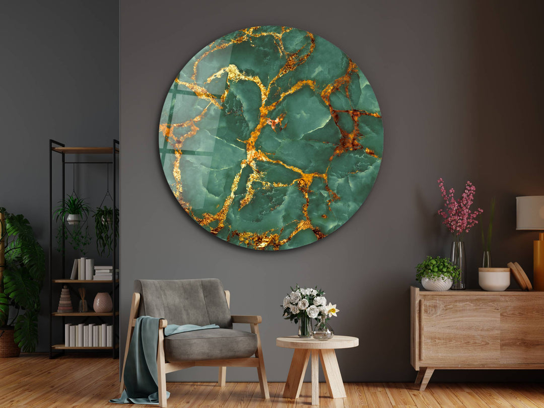 Abstract Marble Design Wall Art Decor-Home&Office Glass Printing Wall Painting