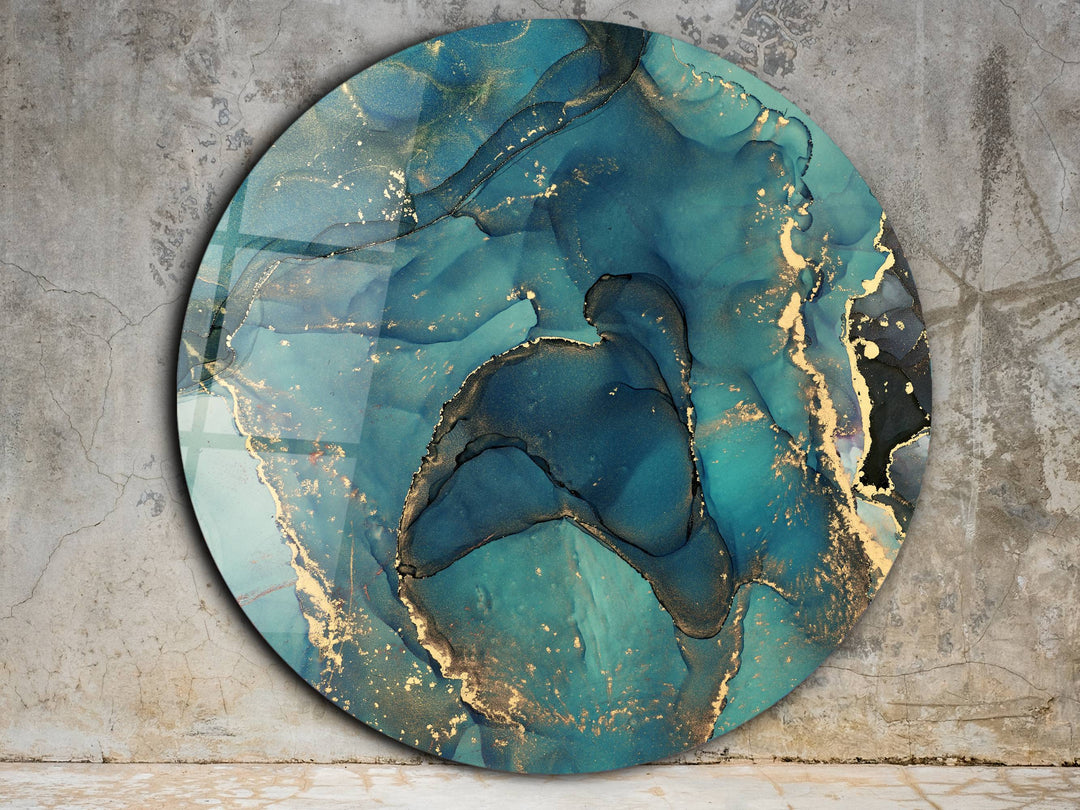 Abstract Marble Design Wall Art Decor-Home&Office Glass Printing Wall Painting