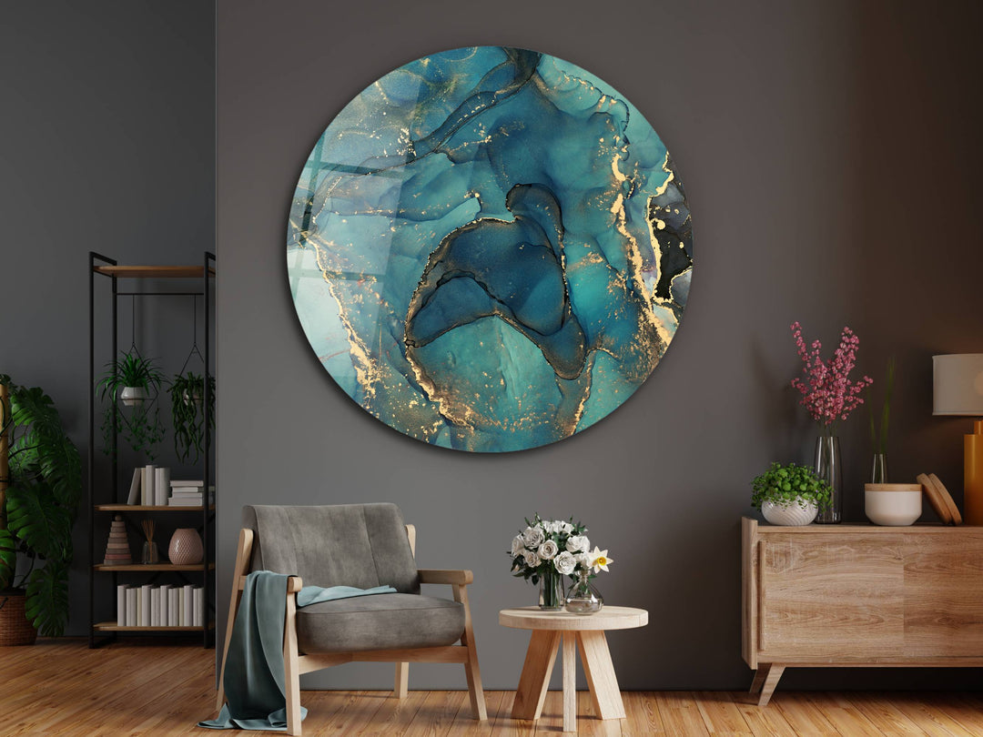 Abstract Marble Design Wall Art Decor-Home&Office Glass Printing Wall Painting