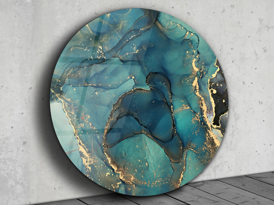 Abstract Marble Design Wall Art Decor-Home&Office Glass Printing Wall Painting