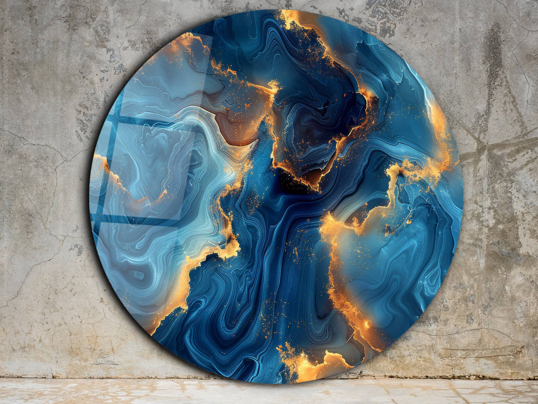 Abstract Marble Design Wall Art Decor-Home&Office Glass Printing Wall Painting