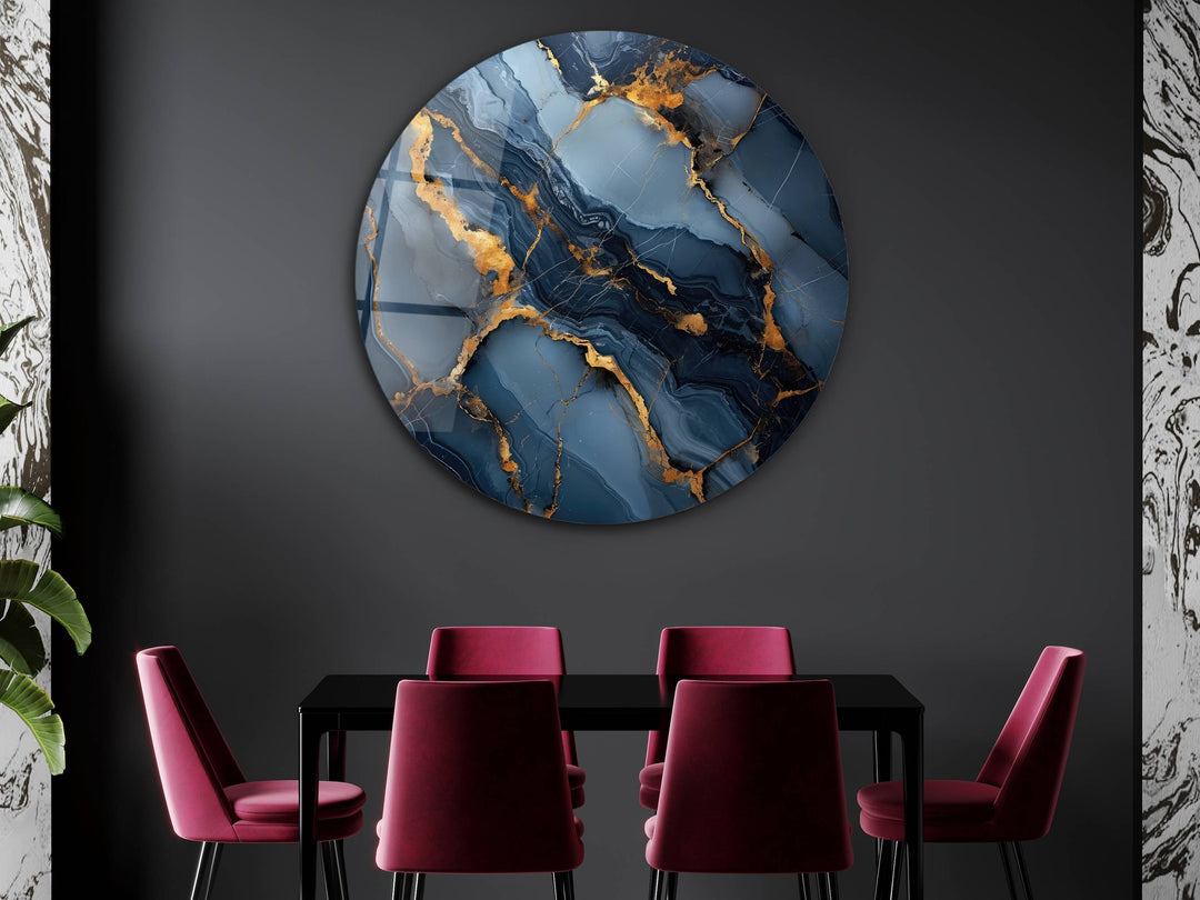 Abstract Marble Design Wall Art Decor-Home&Office Glass Printing Wall Painting