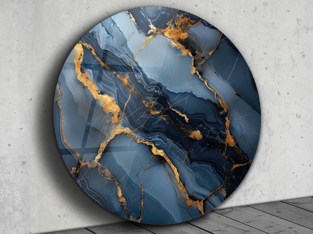 Abstract Marble Design Wall Art Decor-Home&Office Glass Printing Wall Painting