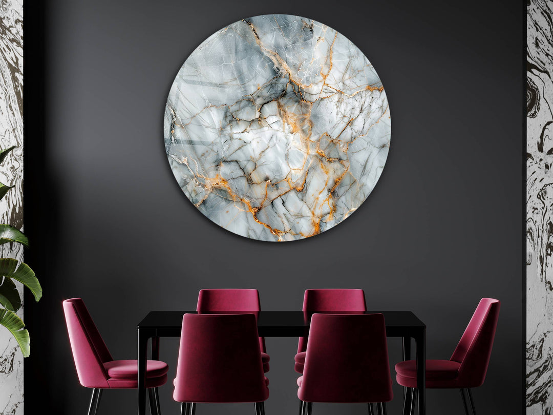 Abstract Marble Design Wall Art Decor-Home&Office Glass Printing Wall Painting