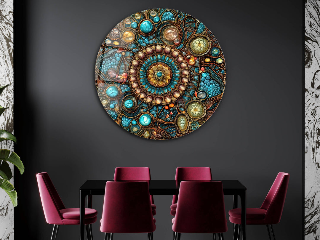 Abstract Colorful Wall Art Decor-Home&Office Glass Printing Wall Painting